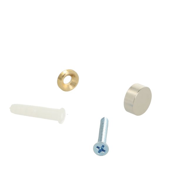 Spejlbeslag - 15mm - Brstet Stl Finish