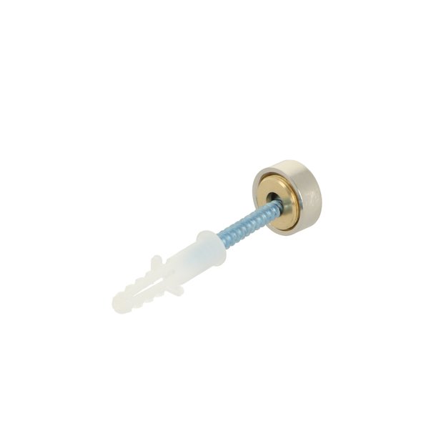 Spejlbeslag - 15mm - Brstet Stl Finish