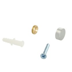 Spejlbeslag - 15mm - Mat Krom