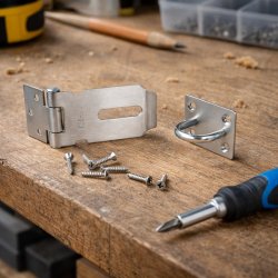 H�ngel�soverfald 107mm - Rustfri St�l