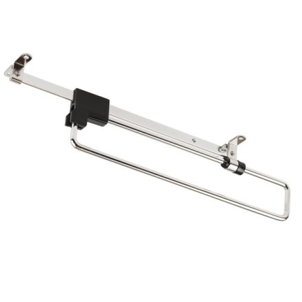 Udtr�ksb�jlestang 450mm - Elforzinket/Sort