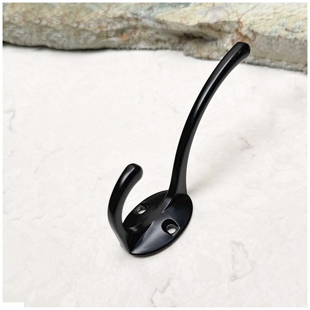 Knage "Beak" - Mat Sort - 2 Kroge