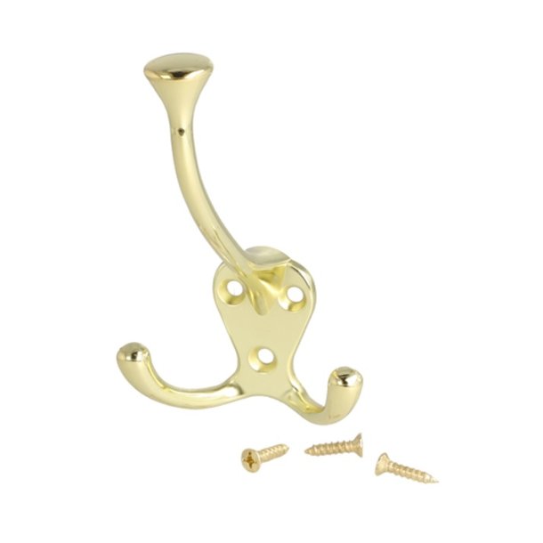 Knage "Gullet" - Messing - 3 Kroge