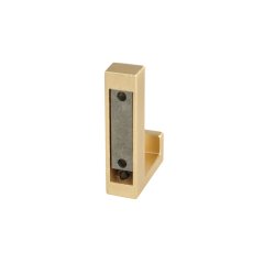 Knage "Facet" - B�rstet Messing - 1 Krog