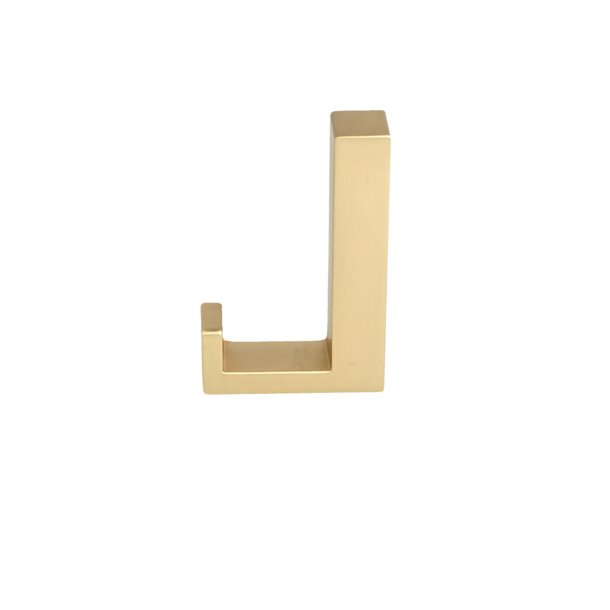Knage "Facet" - B�rstet Messing - 1 Krog