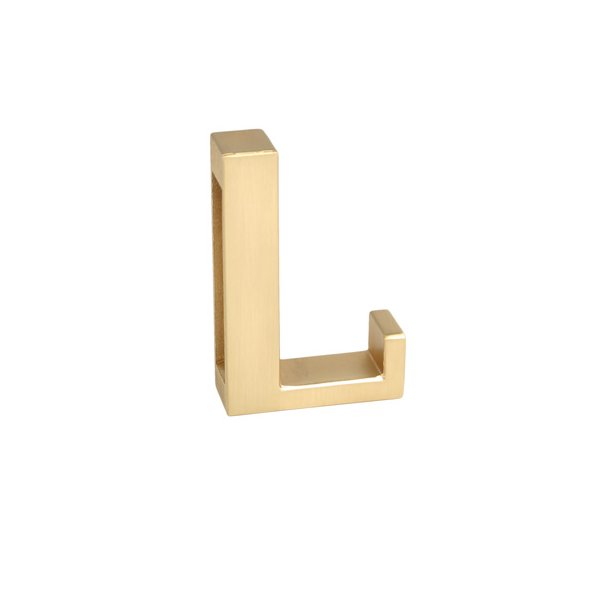 Knage "Facet" - B�rstet Messing - 1 Krog