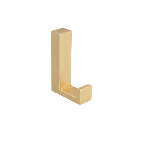Knage "Facet" - B�rstet Messing - 1 Krog