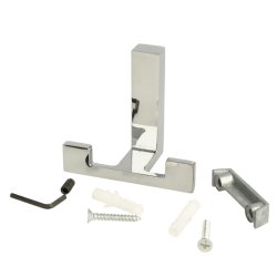 Knage "Facet" - Forkromet - 2 Kroge