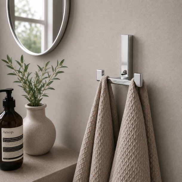 Knage "Facet" - Forkromet - 2 Kroge