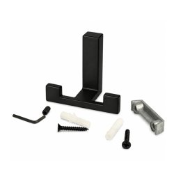 Knage "Facet" - Mat Sort - 2 Kroge