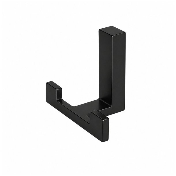 Knage "Facet" - Mat Sort - 2 Kroge