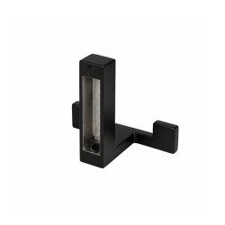 Knage "Facet" - Mat Sort - 2 Kroge