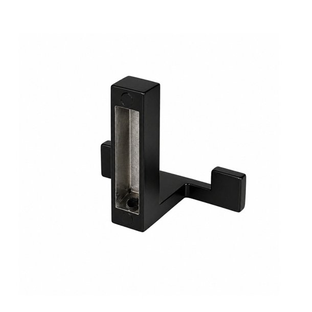 Knage "Facet" - Mat Sort - 2 Kroge