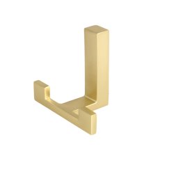 Knage "Facet" - B�rstet Messing - 2 Kroge