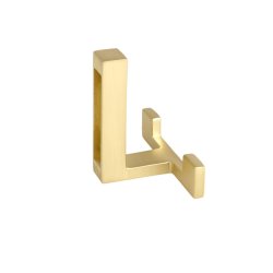 Knage "Facet" - B�rstet Messing - 2 Kroge