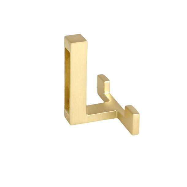 Knage "Facet" - B�rstet Messing - 2 Kroge