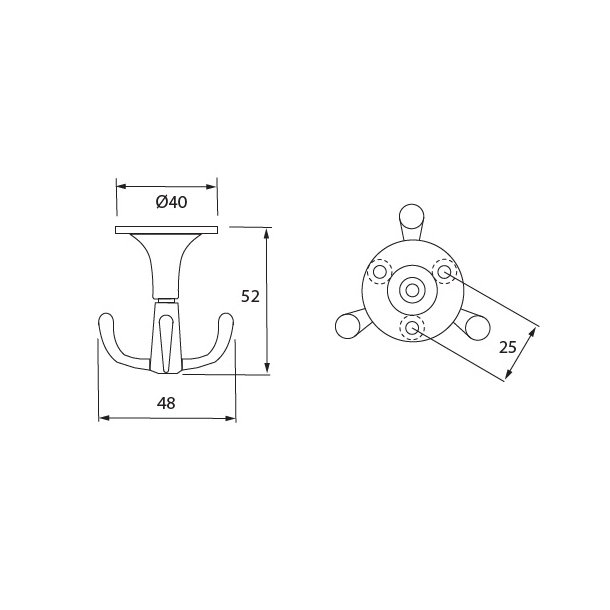 Ankerkrog "Spider" - Mat Sort