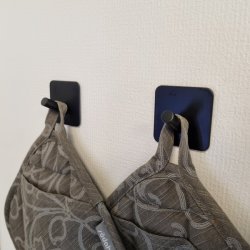 Selvklbende Knage "Pisa" - 1 Krog - Mat Sort