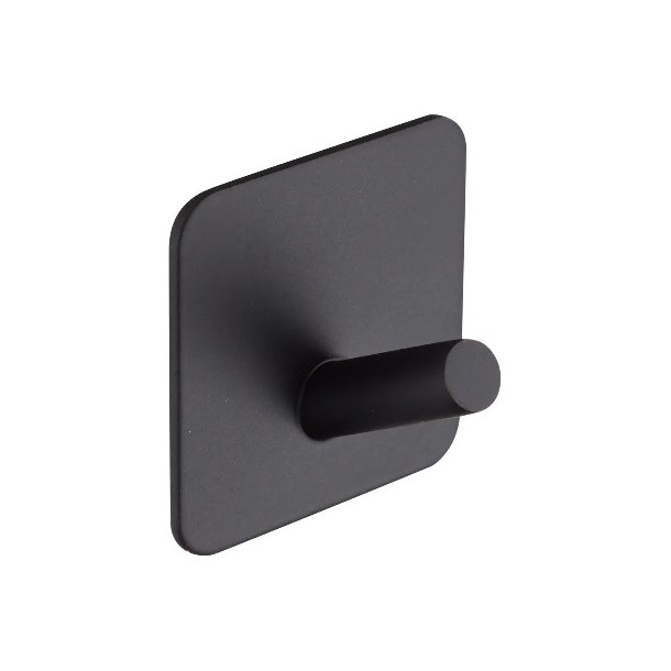 Selvklbende Knage "Pisa" - 1 Krog - Mat Sort