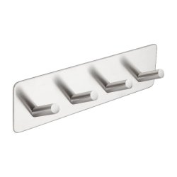 Selvklbende Knage "Pisa" - 4 Kroge - Brstet