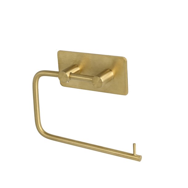 Toiletrulleholder "Pisa" Selvklbende - Brstet Messing