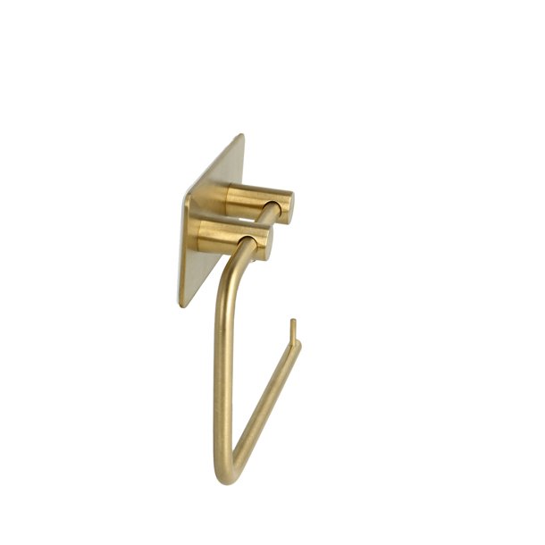 Toiletrulleholder "Pisa" Selvklbende - Brstet Messing