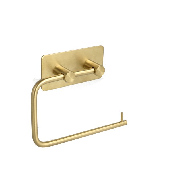 Toiletrulleholder "Pisa" Selvklbende - Brstet Messing
