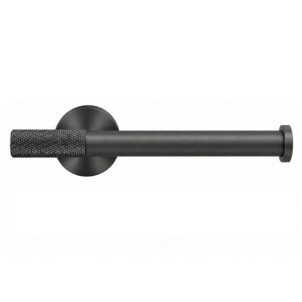 Toiletrulleholder "Monza" Rustfri St�l - Sort