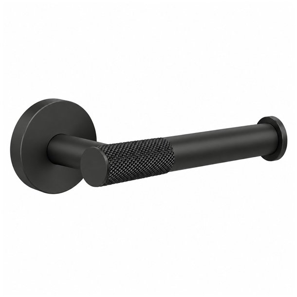Toiletrulleholder "Monza" Rustfri St�l - Sort