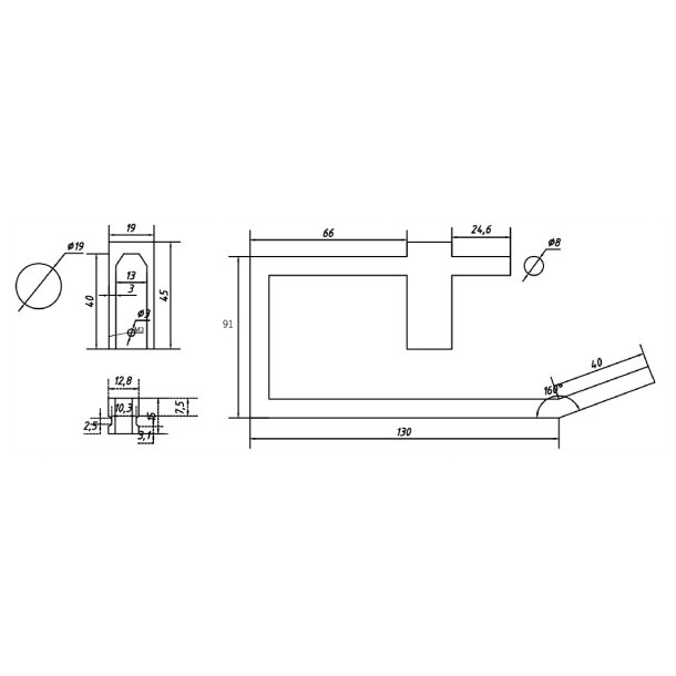 Toiletrulleholder "Urban" Rustfri St�l - B�rstet