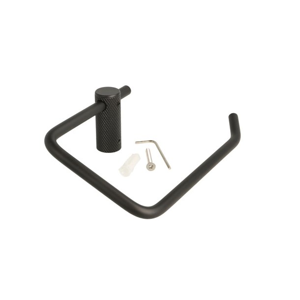 Toiletrulleholder "Urban" Rustfri St�l - Sort