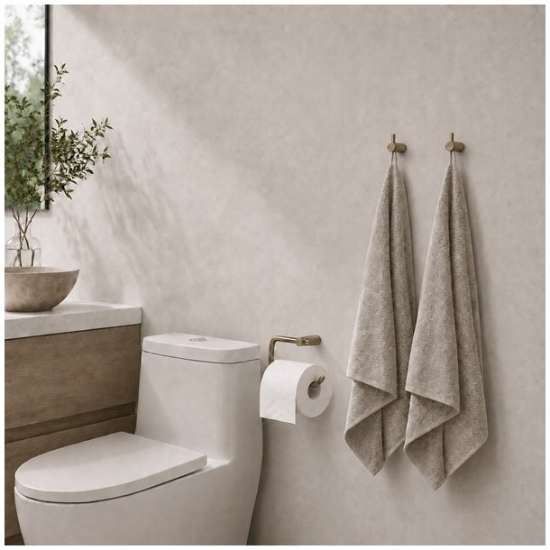 Toiletrulleholder "Urban" Rustfri St�l - Bronzeret