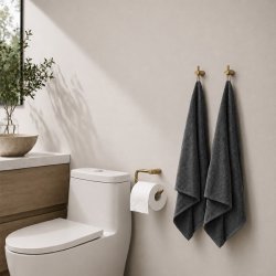 Knage "Urban" Rustfri St�l - B�rstet Messing