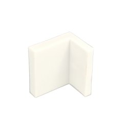 Vgbeslag (3 Dele) til Skab,Reol eller Kommode - Hvid