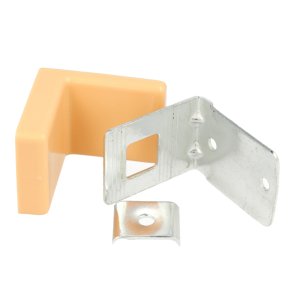 Vgbeslag (3 Dele) til Skab,Reol eller Kommode - Beige