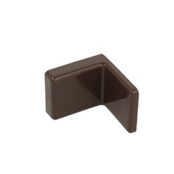 Vgbeslag (3 Dele) til Skab,Reol eller Kommode - Brun