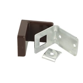 Vgbeslag (3 Dele) til Skab,Reol eller Kommode - Brun