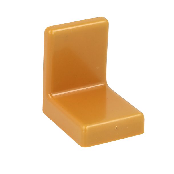 Vgbeslag (3 Dele) til Skab,Reol eller Kommode - Eg Finish