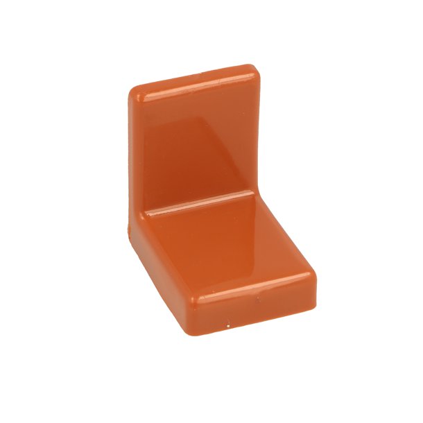 Vgbeslag (3 Dele) til Skab,Reol eller Kommode - Kirsebr