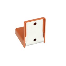 Vgbeslag (3 Dele) til Skab,Reol eller Kommode - Kirsebr