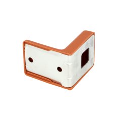 Vgbeslag (3 Dele) til Skab,Reol eller Kommode - Kirsebr