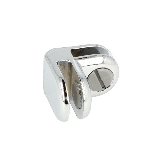 Glassamlebeslag 90 - 2 Sider - Krom -  t/4-6mm Glas