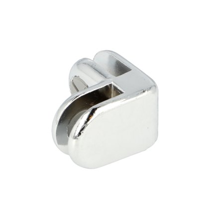 Glassamlebeslag 90&deg; - 2 Sider - Krom -  t/4-6mm Glas