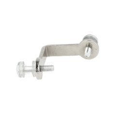 Glassamlebeslag "Klo" 2 Sider  - Forniklet