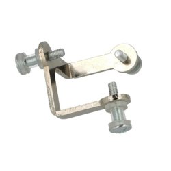 Glassamlebeslag "Klo" 3 Sider  - Forniklet