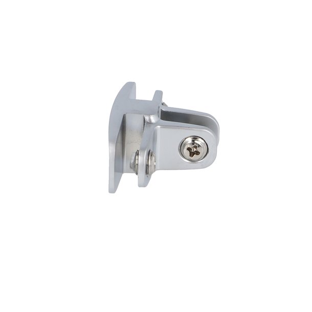 Glassamlebeslag 90 - 3 Sider - Alu -  t/4-6mm Glas