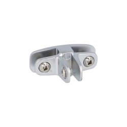 Glassamlebeslag 90 - 3 Sider - Alu -  t/4-6mm Glas