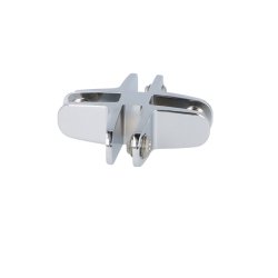 Glassamlebeslag 90 - 4 Sider - Krom -  t/4-6mm Glas