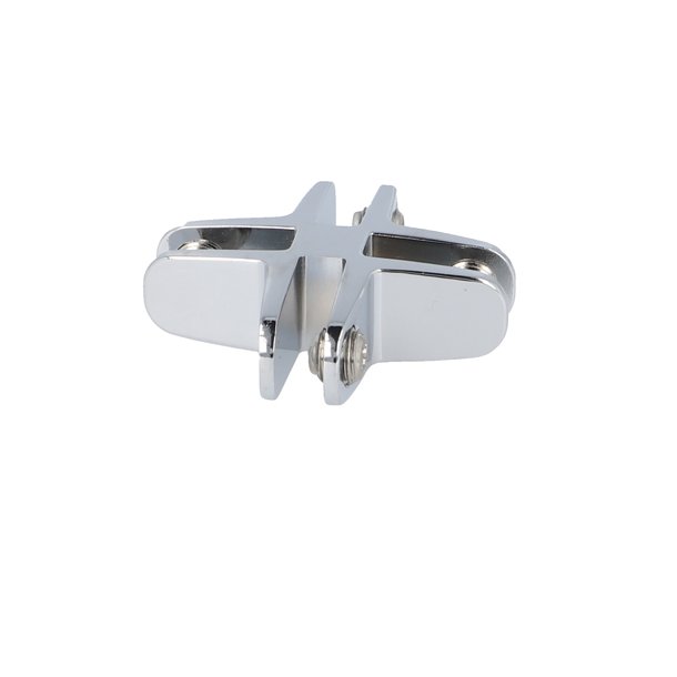 Glassamlebeslag 90 - 4 Sider - Krom -  t/4-6mm Glas