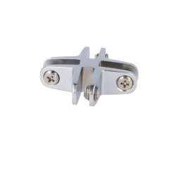 Glassamlebeslag 90 - 4 Sider - Alu -  t/4-6mm Glas